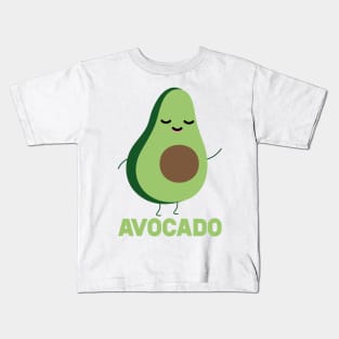 Avocado And Toast Matching Couple Kids T-Shirt